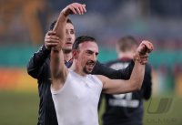 Fussball DFB Pokal 10/11 :  JUBEL Franck Ribery (FC Bayern Muenchen)