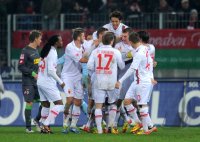 Fussball 1. Bundesliga, Saison 2011/2012:  FC Augsburg - Borussia Moenchengladbach