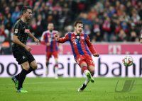 Fussball 1. Bundesliga Saison 14/15: FC Bayern Muenchen - SC Freiburg