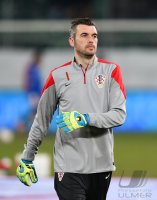 Fussball International Testspiel: Torwart Stipe Pletikosa (Kroatien)