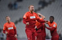 Fussball 2. BUNDESLIGA 14/15: JUBEL 1. FC Kaiserslautern