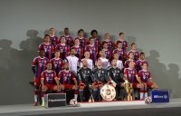 Fussball 1. Bundesliga 2014/2015: Fototermin beim FC Bayern Muenchen