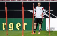 Fussball Training Deutsche Nationalmannschaft: Marcell Jansen (Deutschland)