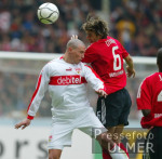 FUSSBALL   VfB Stuttgart - Bayer Leverkusen Spielszene