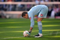 Fussball 1. Bundesliga : Logan Bailly (Borussia Moenchengladbach)