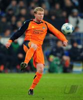 FUSSBALL UEFA CUP: Manu City, BALL Einzelaktion