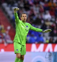 Fussball 1. Bundesliga Saison 21/22: FC Bayern Muenchen -  Hertha BSC Berlin