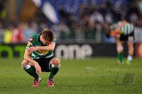 Fussball Europa League Saison 2012/2013: Patrick Herrmann (Borussia Moenchengladbach) enttaeuscht