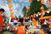 FUSSBALL EURO 2008: Fancamp der Niederlaender in Interlaaken