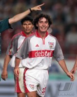 Fussball  1. Bundesliga  2000/2001: VfB Stuttgart - Bayer Leverkusen