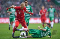 Fussball Bundesliga Saison 16/17: SV Werder Bremen - FC Bayern Muenchen