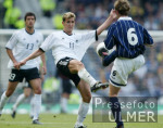 FUSSBALL Schottland -Deutschland  Spielszene