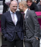 FUSSBALL INTERNATIONAL VORSTELLUNG PEP GUARDIOLA (FC Bayern Muenchen)