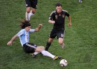 FUSSBALL WM 2010, VIERTELFINALE: ARGENTINIEN - DEUTSCHLAND