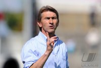 Fussball 3. Bundesliga : Trainer Klaus Augenthaler (Unterhaching)