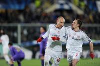 FUSSBALL  International CHL 09/10 :  JUBEL ROBBEN (FC Bayern Muenchen)