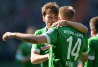 Fussball, 1. Bundesliga  Saison 2013/2014: SV Werder Bremen - Hertha BSC Berlin