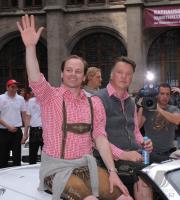 Fussball 1. Bundesliga :   Trainer van Gaal  und Manager Nerlinger  (FC Bayern Muenchen)