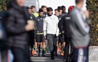 Fussball Training Deutsche Nationalmannschaft: Trainer Joachim Loew (Deutschland))