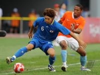 FUSSBALL  Olympia 2008   Vorrunde  Maenner   Niederlande - Japan