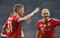 Fussball International CHL Saison 13/14: JUBEL FC Bayern Muenchen