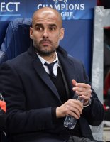 Fussball CHL  Saison 2014/2015: Trainer Pep Guardiola (FC Bayern Muenchen)