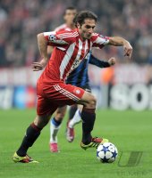Fussball CHL  Saison 2010/2011: Hamit Altintop (FC Bayern Muenchen)
