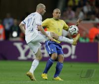 Fussball WM 2006 Brasilien- Frankreich