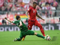 Fussball 1. Bundesliga Saison 14/15: FC Bayern Muenchen -  FC Augsburg