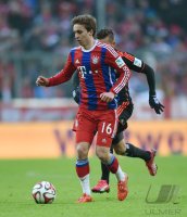 Fussball 1. Bundesliga Saison 14/15: Gianluca Gaudino (FC Bayern Muenchen)