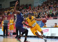 Basketball 1. Bundesliga 15/16 Hauptrunde: Walter Tigers Tuebingen - Crailsheim Merlins