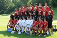 Fussball 1. Bundesliga 2010/2011:  Teamfoto FC Bayern Muenchen