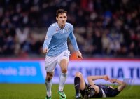 FUSSBALL SERIE A 2013/2014:  JUBEL Miroslav Klose (Lazio Rom)