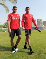 Fussball 1. Bundesliga 11/12: FC Bayern Muenchen Training in Doha