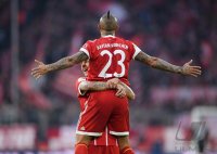 Fussball  1.Bundesliga   Saison 17/18: FC Bayern Muenchen - Hannover 96