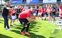 Fussball Relegation zur Oberliga, Rueckspiel 21/22: FC Holzhausen - FC Denzlingen