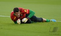 Fussball International Laenderspiel: Torwart Julio Cesar (Brasilien)