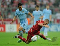 Fussball CHL  Saison 2011/2012:  FC Bayern Muenchen - Manchester City