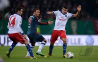 Fussball, DFB Pokal  Saison 2013/2014: Hamburger SV - FC Bayern Muenchen