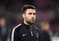 Fussball CHL  Saison 2014/2015: Torwart Salvatore Sirigu (Paris Saint-Germain)