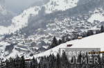 SKI   Weltcup Abfahrt Mnner Dorfansicht; verschneites Wengen