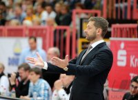 Basketball 1. Bundesliga 14/15 Hauptrunde: Walter Tigers Tuebingen - Crailsheim Merlins