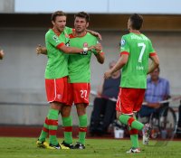 Fussball Saison 2012/2013: DFB Pokal: SV Wacker Burghausen - Fortuna Duesseldorf