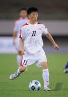 FUSSBALL INTERNATIONAL:  Mun In Guk  (Nordkorea)