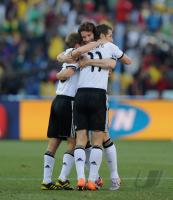 FUSSBALL WM 2010, ACHTELFINALE:  JUBEL  Deutschland