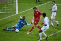 FUSSBALL INTERNATIONAL  CHL Viertelfinale 11/12:  FC Bayern Muenchen - Olympic Marseille