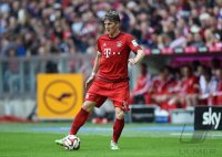 Fussball 1. Bundesliga Saison 14/15: Bastian Schweinsteiger (FC Bayern Muenchen)
