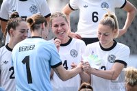 Fussball International Euro 2025,
Mannschaftsfoto Deutsche Frauen Nationalmannschaft