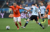 FUSSBALL WM 2014, HALBFINALE: Niederlande - Argentinien
