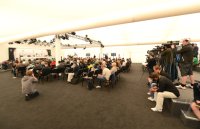 FUSSBALL INTERNATIONAL EURO 2012:  Pressekonferenz der Deutschen Nationalmannschaft in Danzig